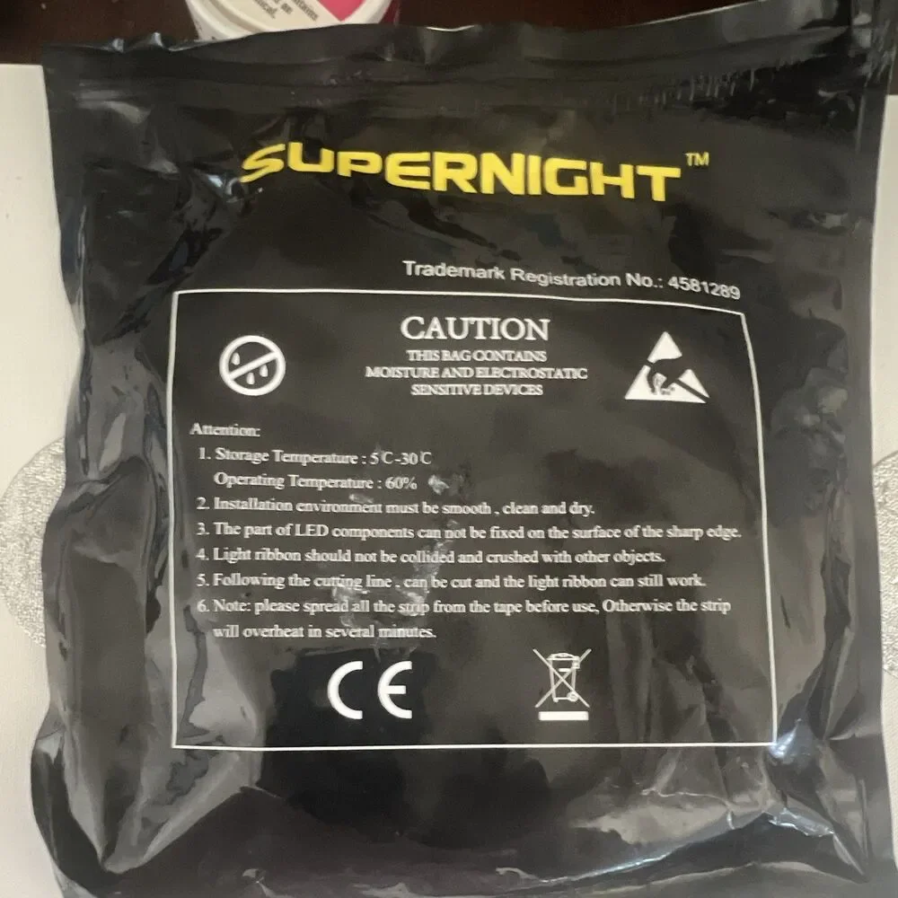 Supernight LED Multicolor Tape Strip Light, Flexible, CE Marking